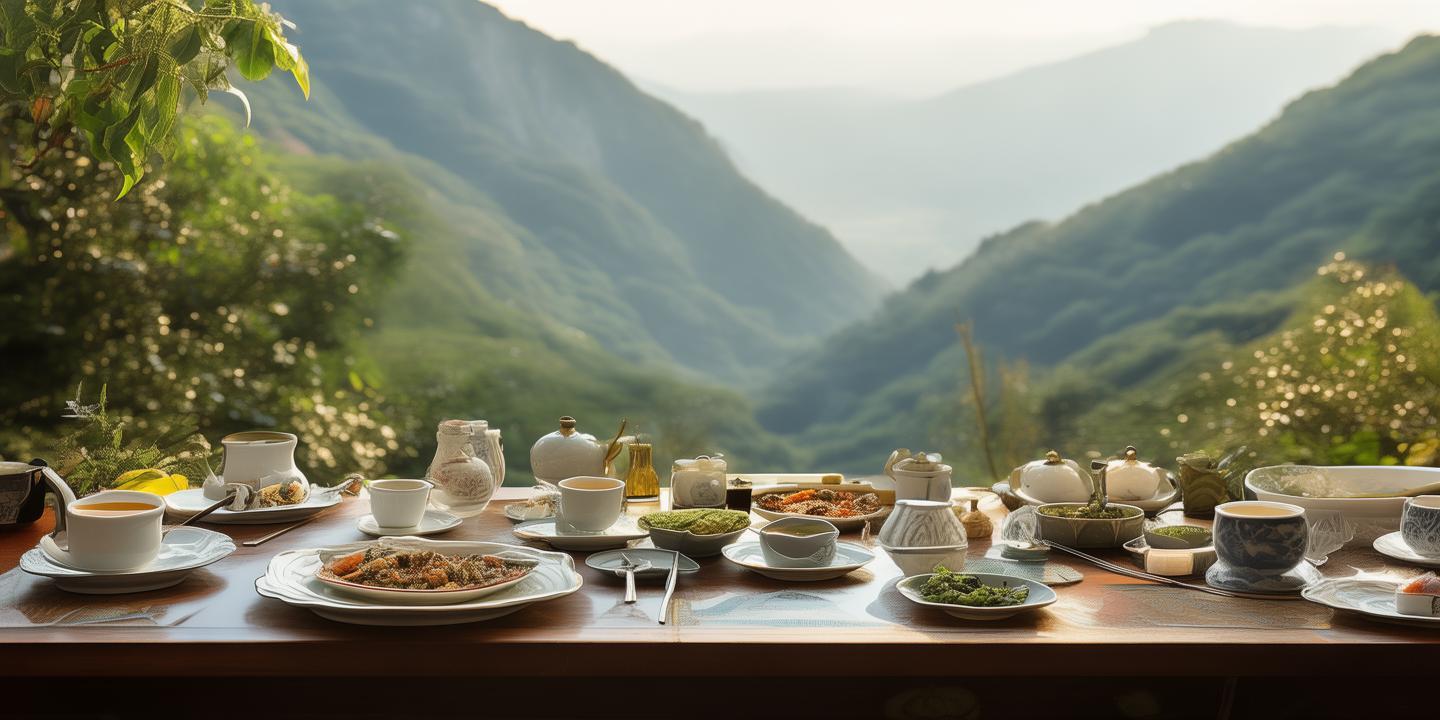 庐山云雾茶宴:茶香全席,48道菜品演绎唐宋文人食风