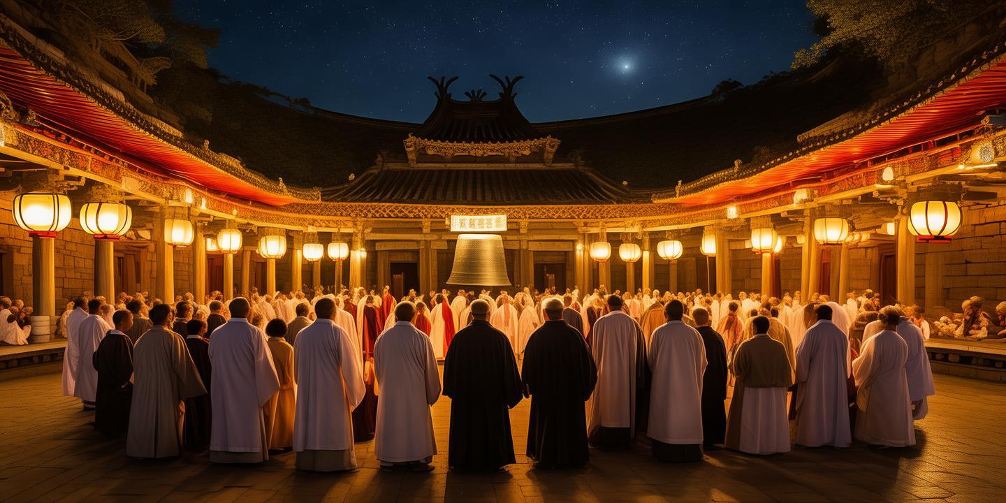 东林寺千年古钟重鸣，中日韩僧侣共启“净土文化论坛”